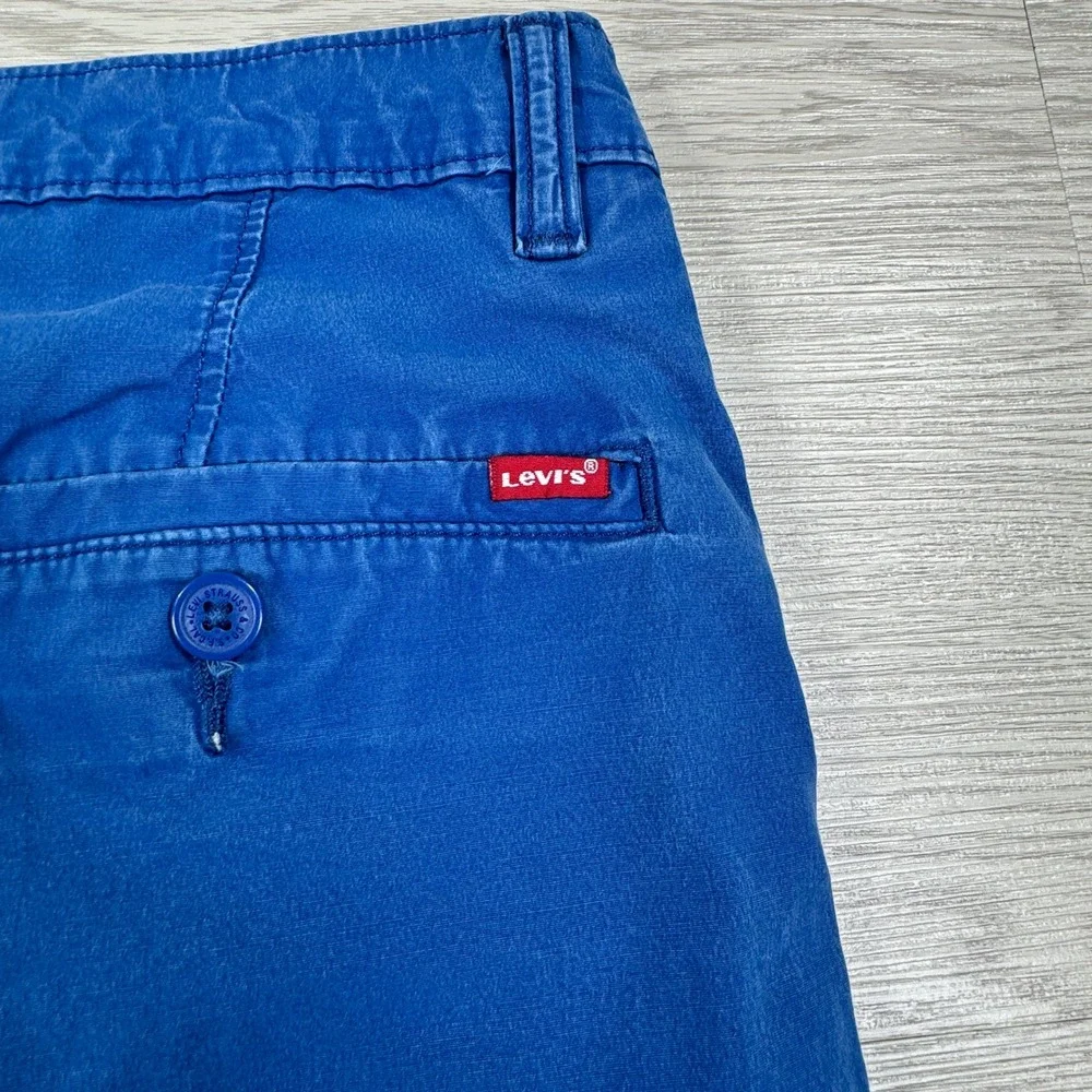 Levi's Men's XX Chino Shorts Standard Fit Blue Size 36 Casual Stretch‎ Cotton